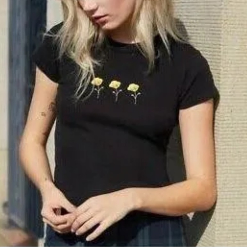John Galt flower tee